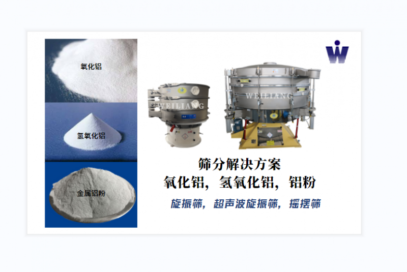 氧化鋁、氫氧化鋁、金屬鋁粉篩分案例